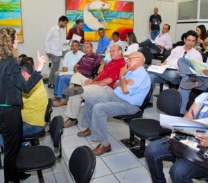 Na foto, os participantes do evento durante a apresentação do novo projeto, no auditório Edson Teixeira.