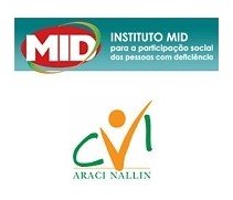Logotipos do Instituto MID e CVI Araci Nallin