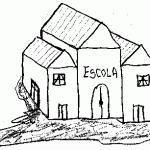 Escola Desenho infantil de uma escola