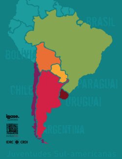 Capa da publicação, onde vê-se o mapa da América Latina