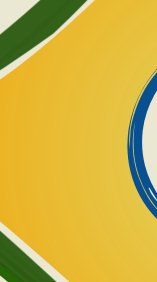 Imagem parcial da bandeira do Brasil, obtida no site da Presidência da República Imagem parcial da bandeira do Brasil, obtida no site da Presidência da República