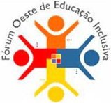 Fórum Oeste de Educação Inclusiva - quatro figuras dispostas no sentido dos pontos caredeais Fórum Oeste de Educação Inclusiva - quatro figuras dispostas no sentido dos pontos caredeais