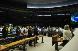 Plenário da Câmara durante a sessão Plenário da Câmara durante a sessão
