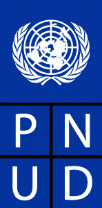 Logotipo das nações unidas e a sigla PNUD