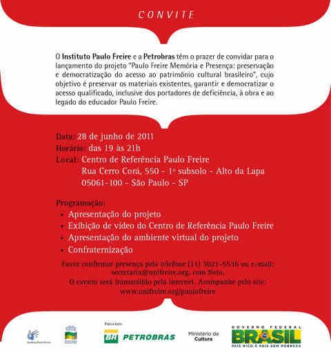 Convite, sem descrição fornecida