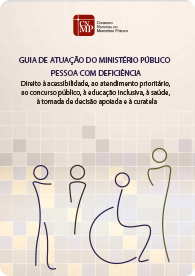 capa do livro - fundo salmao e tracos representando pessoas com deficiencia.