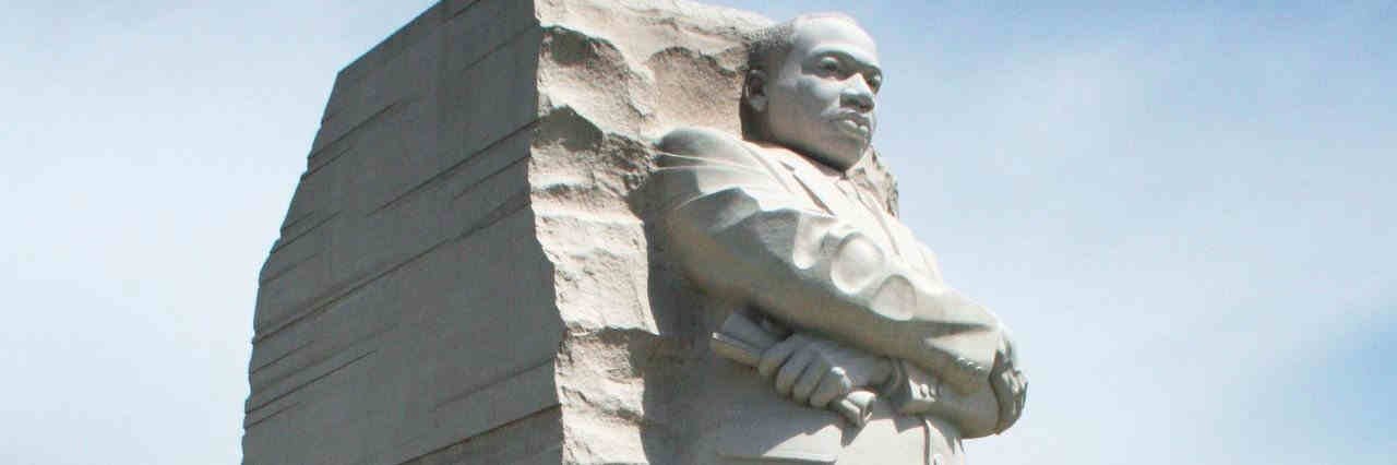 estatua de martin luther king.