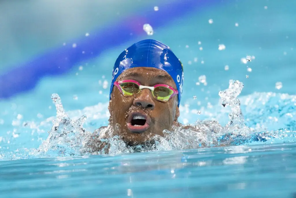 Gabrielzinho nada nos 150m medley e chega em mais uma final nos Jogos de Paris I Douglas Magno/CPB