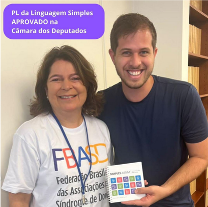 patricia almeida e deputado pedro campos seguram o simples assim.