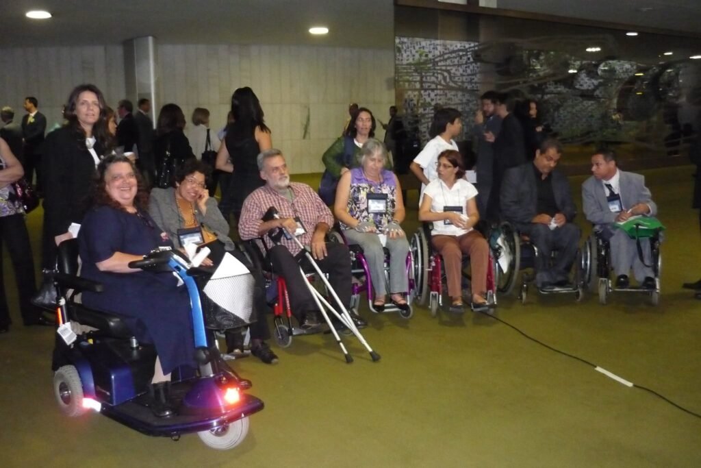 grupo de lobistas no congresso.