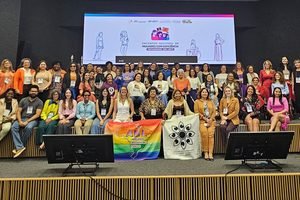 grupo de mulheres com deficiencia no encontro nacional de mulheres com deficiencia.